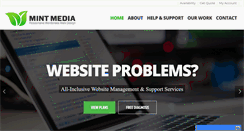 Desktop Screenshot of mintmediaagency.com