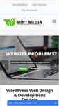 Mobile Screenshot of mintmediaagency.com